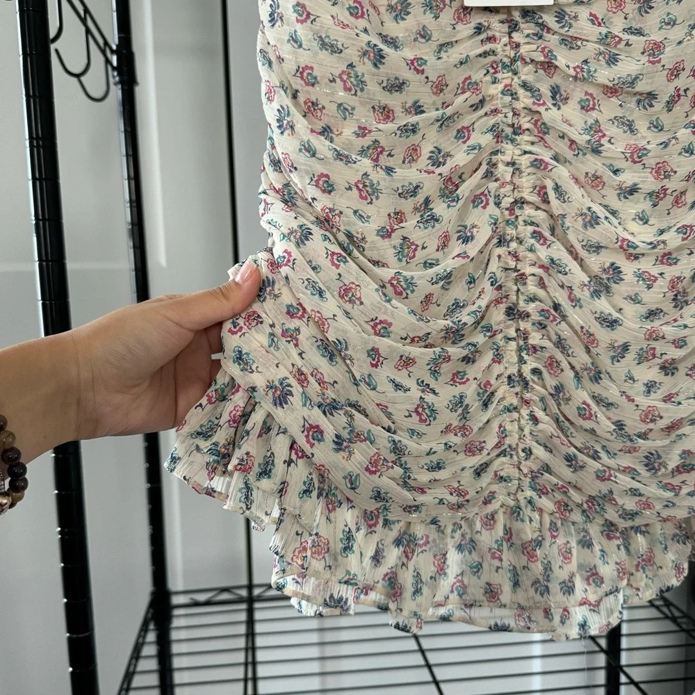 ZARA Floral Dress Halter NWTG Size S - Picture 5 of 5